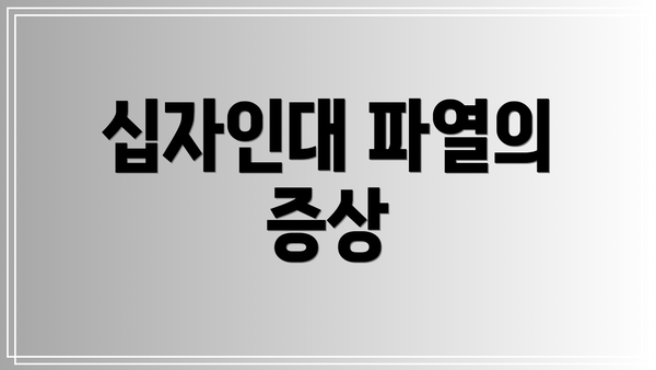 십자인대 파열의 증상