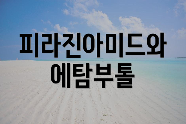 피라진아미드와 에탐부톨