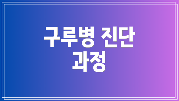 구루병 진단 과정