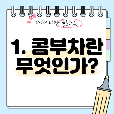 1. 콤부차란 무엇인가?