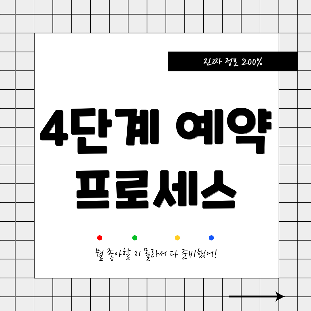 4단계 예약 프로세스